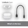 Belaidės ausinės Sony LinkBuds Open WFL910W – atviro tipo, Bluetooth 5.3, 20–20000 Hz, 10 m, baltos