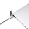 StarTech.com Slim Lock Noble Wedge® suderinama spyna, 1,5 m fiksavimo kabelis, apsauga nuo vagystės nešiojamam kompiuteriui, pjovimui atsparus plieninis kabelis, raktinė spyna