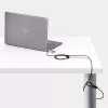 StarTech.com Slim Lock Nano Slot suderinama, 2 m fiksavimo kabelis, apsauga nuo vagystės nešiojamam kompiuteriui, pjovimui atsparus plieninis kabelis, 4 skaitmenų kodas