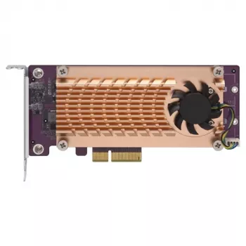 QNAP QM2-2P-244A PCIe M.2 NVMe adapterio kortelė