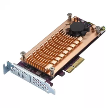 QNAP QM2-2P-244A PCIe M.2 NVMe adapterio kortelė