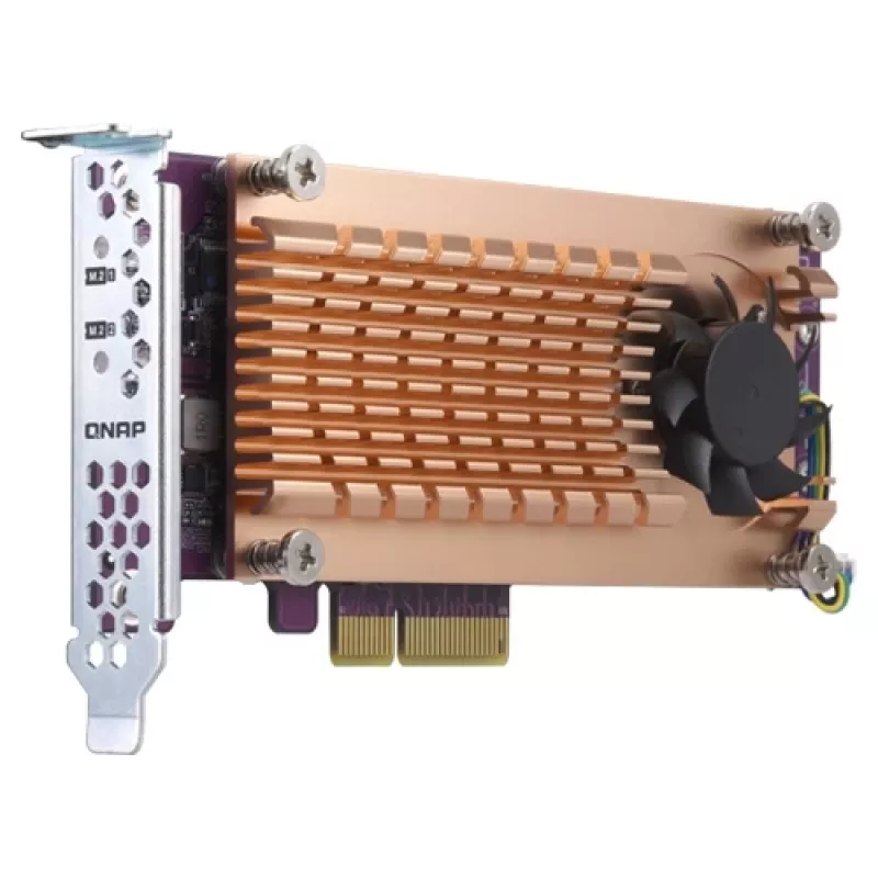 QNAP QM2-2P-244A PCIe M.2 NVMe adapterio kortelė