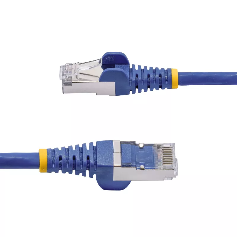 StarTech.com 50 cm mėlynas CAT8 Ethernet kabelis, S/FTP, 26AWG, grynas varis, LSZH, 25G/40G, 2000 MHz, 100W PoE++