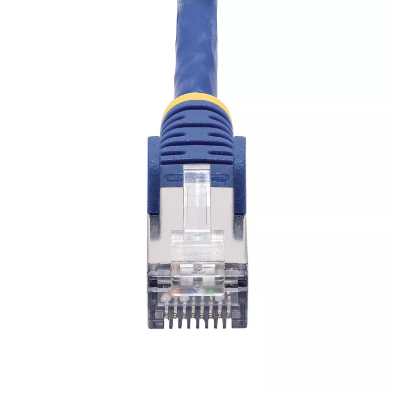 StarTech.com 50 cm mėlynas CAT8 Ethernet kabelis, S/FTP, 26AWG, grynas varis, LSZH, 25G/40G, 2000 MHz, 100W PoE++
