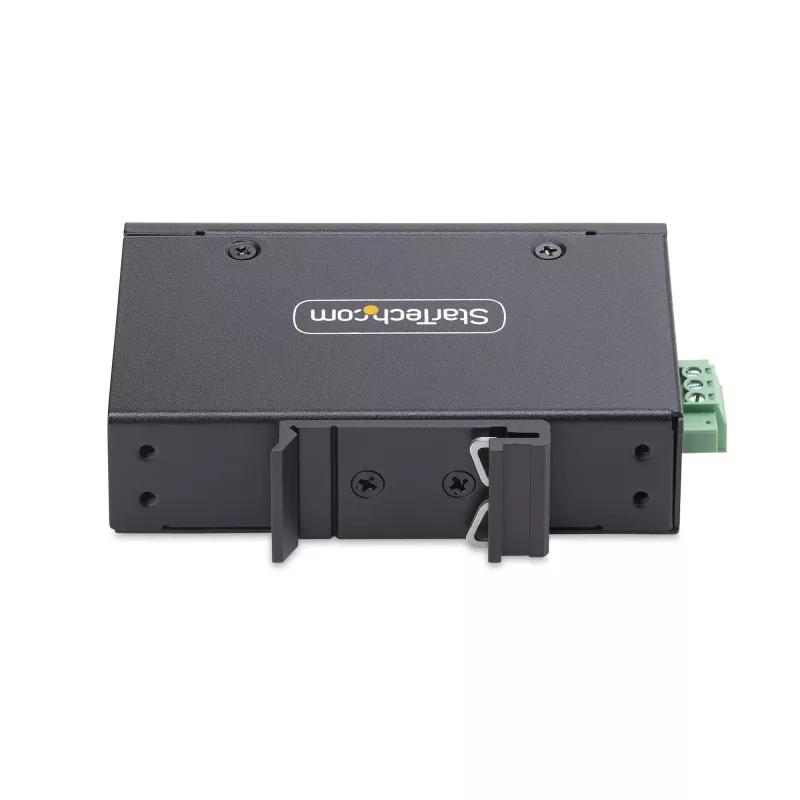 StarTech.com 5 prievadų nevaldomas pramoninis tinklo jungiklis, 100/1000 Ethernet, DIN bėgelio/sieninis montavimas, tvirtas IP30 gigabitinis jungiklis, -40°F-167°F, 9~60V DC, TAA atitinkantis