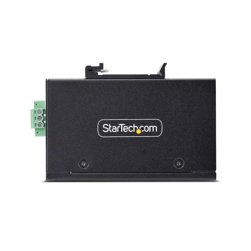 StarTech.com 5 prievadų nevaldomas pramoninis tinklo jungiklis, 100/1000 Ethernet, DIN bėgelio/sieninis montavimas, tvirtas IP30 gigabitinis jungiklis, -40°F-167°F, 9~60V DC, TAA atitinkantis