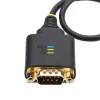 StarTech.com 1 pėdos (30 cm) USB į RS232 nuoseklųjį adapterio kabelis su COM išlaikymu ir keičiamomis veržlėmis/varžtais, USB-A į DB9, FTDI mikroschema, ESD apsauga, Windows/macOS/Linux