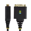 StarTech.com 1 pėdos (30 cm) USB į RS232 nuoseklųjį adapterio kabelis su COM išlaikymu ir keičiamomis veržlėmis/varžtais, USB-A į DB9, FTDI mikroschema, ESD apsauga, Windows/macOS/Linux