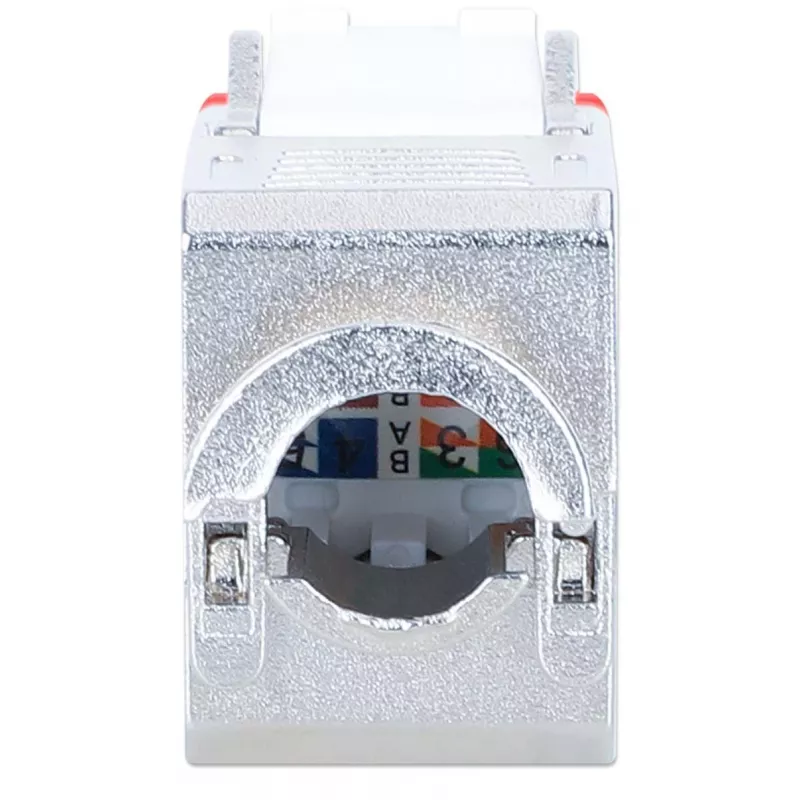 Tinklo lizdas Intellinet 791311 Keystone modulis plokščias raudonas RJ-45