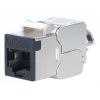 Intellinet 791298 Cat6a 10G ekranuotas bekontaktis kištukinis modulis, juodas