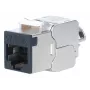 Intellinet 791298 Cat6a 10G ekranuotas bekontaktis kištukinis modulis, juodas