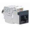Intellinet 791298 Cat6a 10G ekranuotas bekontaktis kištukinis modulis, juodas
