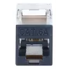 Intellinet 791298 Cat6a 10G ekranuotas bekontaktis kištukinis modulis, juodas
