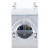 Intellinet 791298 Cat6a 10G ekranuotas bekontaktis kištukinis modulis, juodas
