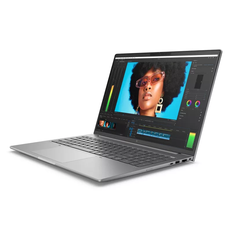 HP ZBook 8 G1i nešiojamasis kompiuteris, 16 colių jutiklinis, Intel Core Ultra 7, 64GB DDR5, 2TB SSD, NVIDIA RTX 500 Ada, Windows 11 Pro, Meteor Silver