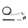 StarTech.com Universal Laptop Lock 6.6ft (2m) – rakinama apsauginė kabelio spyna nešiojamiesiems kompiuteriams, suderinama su Noble Wedge/Nano/K-Slot
