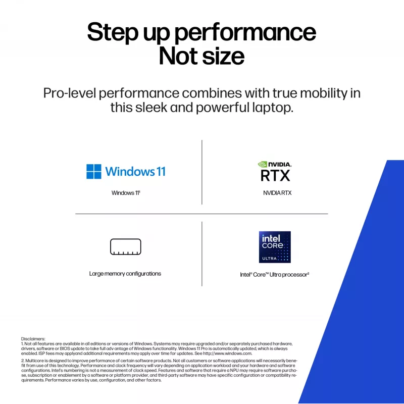 HP ZBook 8 G1i Intel Core Ultra 7 255H 35,6 cm (14 colių) 2,5K 32 GB DDR5-SDRAM Wi-Fi 7 (802.11be) Windows 11 Pro AI PC