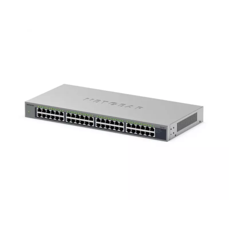 NETGEAR GS748 48 prievadų nevaldomas Gigabit Ethernet (10/100/1000) pilkas