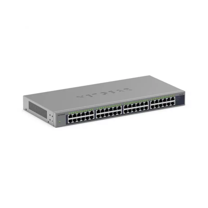 NETGEAR GS748 48 prievadų nevaldomas Gigabit Ethernet (10/100/1000) pilkas