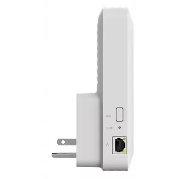 Wi-Fi 6 diapazono plėtiklis Netgear EAX17, dviejų juostų 2,4/5 GHz, 802.11ax/ac, 4x4, Gigabit Ethernet, baltas