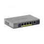 NETGEAR GS105PP nevaldomas Gigabit Ethernet (10/100/1000) Power over Ethernet (PoE) komutatorius, darbalaukio/sieninio montavimo, pilka