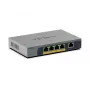 NETGEAR GS105EP Nevaldomas Gigabit Ethernet (10/100/1000) maitinimas per Ethernet (PoE) pilka
