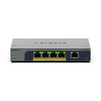 NETGEAR GS105EP Nevaldomas Gigabit Ethernet (10/100/1000) maitinimas per Ethernet (PoE) pilka