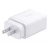 AC įkroviklis D-Link DCP-651 — 65 W GaN, 2x USB‑C, universali, 90–264 V, baltas