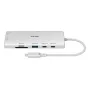 D-Link 10-in-1 USB-C Hub DUP-A01 — USB 3.2 Gen 1 Type-C šeimininko sąsaja, Gigabit Ethernet, SD/MicroSD, HDMI iki 3860x2160@60Hz