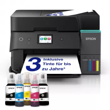 Daugiafunkcinis rašalinis spausdintuvas Epson EcoTank ET-4950 – spalvinis, A4, 4800x1200 dpi, 35 ppm, Wi‑Fi, Ethernet, Duplex, juodas