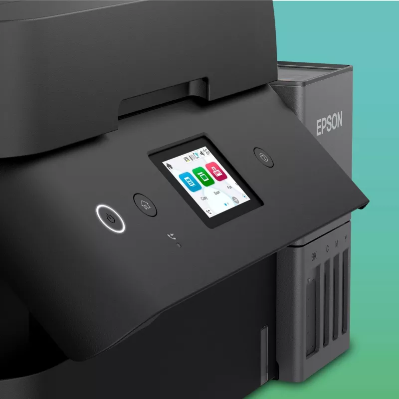 Daugiafunkcinis rašalinis spausdintuvas Epson EcoTank ET-4950 – spalvinis, A4, 4800x1200 dpi, 35 ppm, Wi‑Fi, Ethernet, Duplex, juodas
