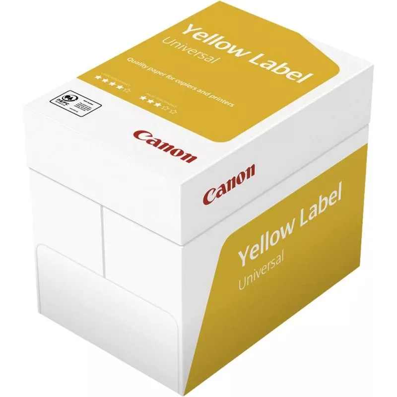 Canon Yellow Label Universal spausdinimo popierius A4 (210x297 mm) 500 lapų Baltas