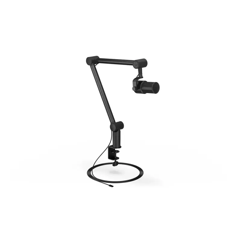 Stalinis mikrofonas ENDORFY Solum Studio – USB laidinis, 24 bitai / 96 kHz, 20–20000 Hz, reguliuojamas stovo laikiklis, lietiminiai valdikliai, ausinių išėjimas, juodas