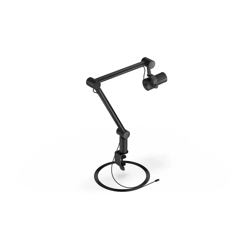 Stalinis mikrofonas ENDORFY Solum Studio – USB laidinis, 24 bitai / 96 kHz, 20–20000 Hz, reguliuojamas stovo laikiklis, lietiminiai valdikliai, ausinių išėjimas, juodas