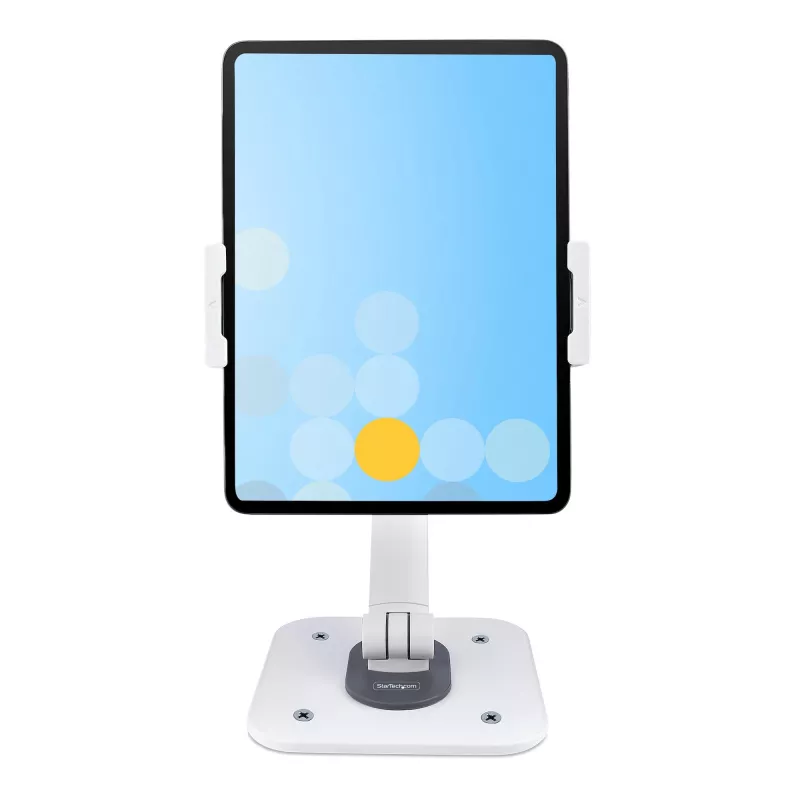 StarTech.com reguliuojamas planšetinio kompiuterio stovas – tvirtinamas prie stalo ar sienos – talpa 1 kg – ergonomiškas universalus planšetės laikiklis su pasukimu ir sukimu