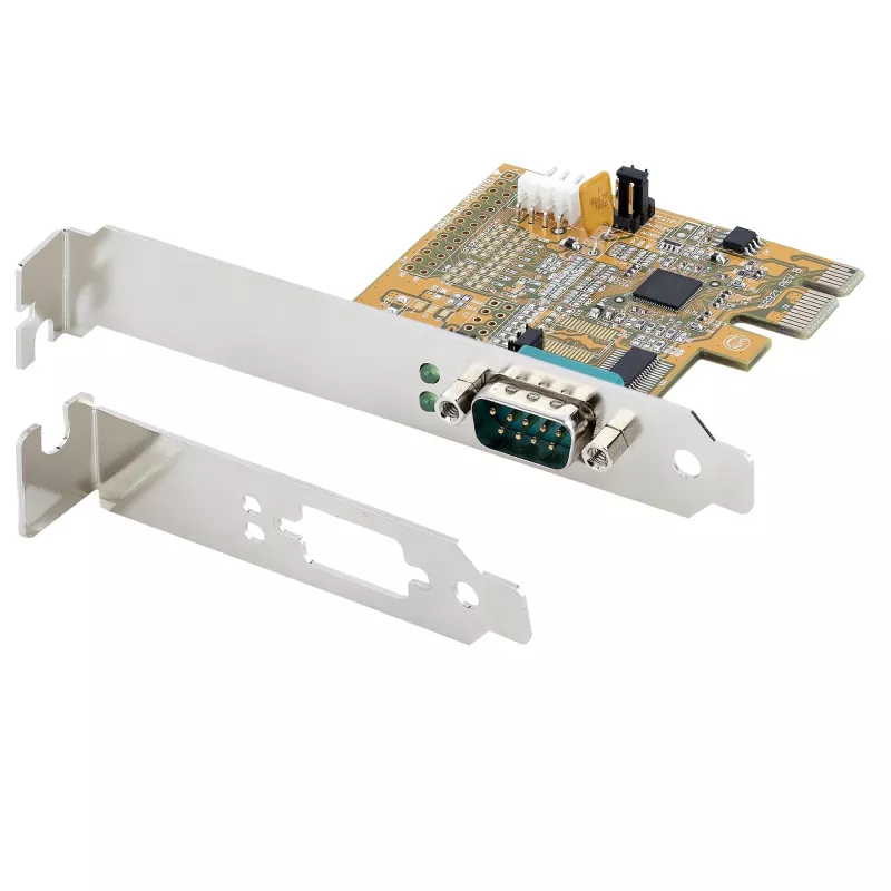 „StarTech.com“ PCI Express nuoseklioji kortelė, PCIe į RS232 (DB9) nuoseklioji sąsajos kortelė, asmeninio kompiuterio nuoseklioji kortelė su 16C1050 UART, standartiniu arba žemo profilio laikikliu, COM išlaikymu, skirta „Windows“ ir „Linux“