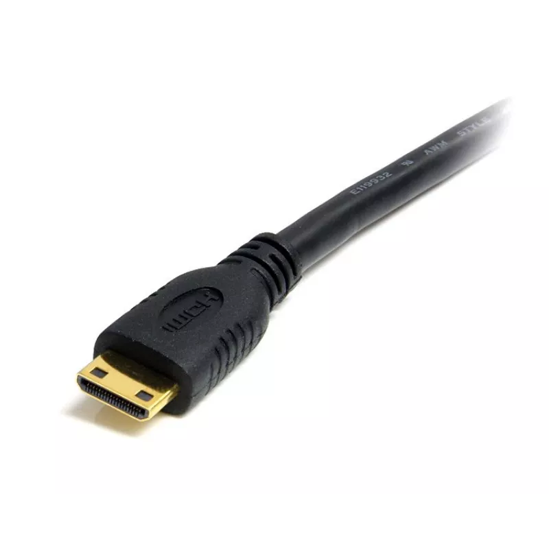 StarTech.com 2m Mini HDMI į HDMI laidas su Ethernet - 4K 30Hz greitas Mini HDMI į HDMI adapterio laidas - Mini HDMI Type-C įrenginiui prie HDMI monitoriaus/ekrano - patvarus vaizdo keitiklio laidas