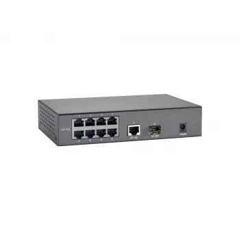 LevelOne 10-Port Fast Ethernet PoE Switch, 1x Gigabit RJ45, 1x Gigabit SFP, 8 PoE išėjimai, 120W