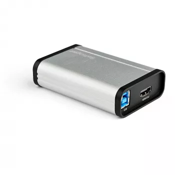 StarTech.com HDMI į USB C vaizdo fiksavimo įrenginys 1080p 60 kadrų/s - UVC - Išorinis USB 3.0 Type-C fiksavimas / tiesioginis transliavimas - HDMI garso / vaizdo įrašymo adapteris - Veikia su USB-C / USB-A / Thunderbolt 3 - TAA
