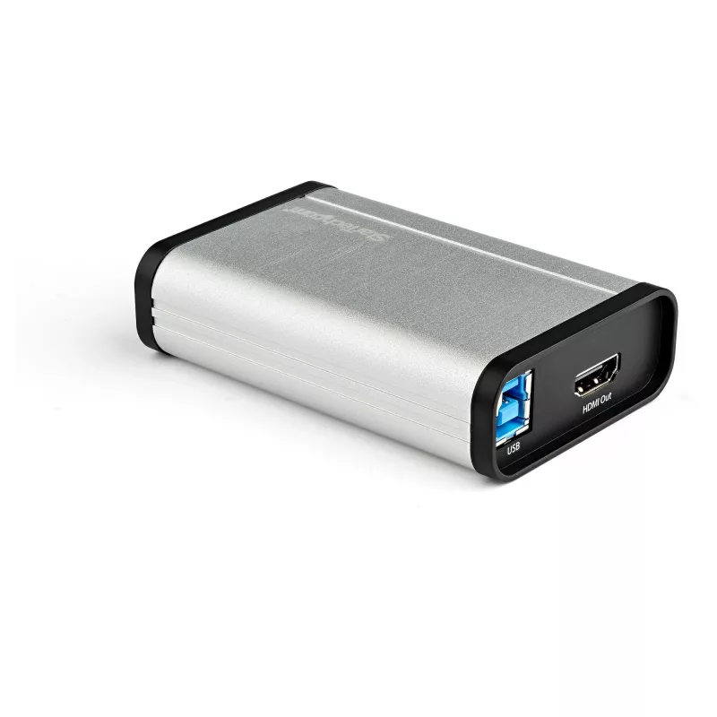 StarTech.com HDMI į USB C vaizdo fiksavimo įrenginys 1080p 60 kadrų/s - UVC - Išorinis USB 3.0 Type-C fiksavimas / tiesioginis transliavimas - HDMI garso / vaizdo įrašymo adapteris - Veikia su USB-C / USB-A / Thunderbolt 3 - TAA