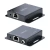 StarTech.com 4K HDMI prailgintuvas per CAT6/CAT5 Ethernet kabelį, 4K 30Hz arba 1080p 60Hz vaizdo prailgintuvas, HDMI per Ethernet kabelį, HDMI siųstuvas ir imtuvas rinkinys, IR nuotolinio valdymo pultas