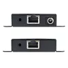 StarTech.com 4K HDMI prailgintuvas per CAT6/CAT5 Ethernet kabelį, 4K 30Hz arba 1080p 60Hz vaizdo prailgintuvas, HDMI per Ethernet kabelį, HDMI siųstuvas ir imtuvas rinkinys, IR nuotolinio valdymo pultas
