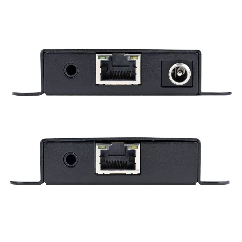 StarTech.com 4K HDMI prailgintuvas per CAT6/CAT5 Ethernet kabelį, 4K 30Hz arba 1080p 60Hz vaizdo prailgintuvas, HDMI per Ethernet kabelį, HDMI siųstuvas ir imtuvas rinkinys, IR nuotolinio valdymo pultas