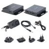 StarTech.com 4K HDMI prailgintuvas per CAT6/CAT5 Ethernet kabelį, 4K 30Hz arba 1080p 60Hz vaizdo prailgintuvas, HDMI per Ethernet kabelį, HDMI siųstuvas ir imtuvas rinkinys, IR nuotolinio valdymo pultas