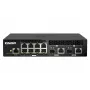 QNAP QSW-M2108R-2C valdomasis L2 komutatorius, 8 x 2,5GbE + 2 x 10GbE SFP+/RJ-45 kombinuoti prievadai, pusinio pločio, montuojamas spintoje