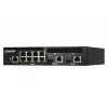 QNAP QSW-M2108R-2C valdomasis L2 komutatorius, 8 x 2,5GbE + 2 x 10GbE SFP+/RJ-45 kombinuoti prievadai, pusinio pločio, montuojamas spintoje