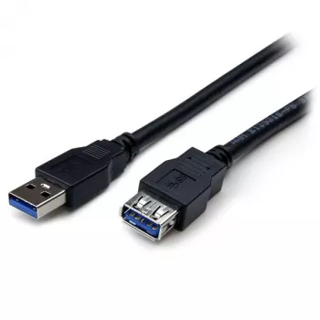 StarTech.com 2 m juodas SuperSpeed USB 3.0 prailginimo kabelis A-A (kištukas / lizdas)