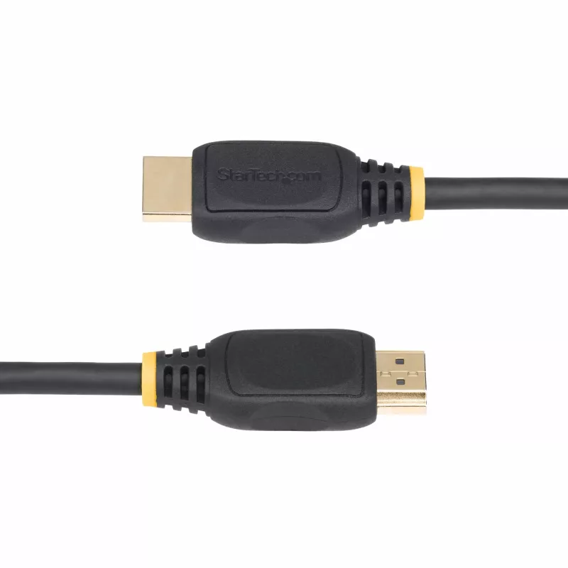 StarTech.com 18in (0.5m) HDMI 2.0 ilginimo laidas, didelės spartos HDMI prievado apsaugos laidas, 4K 60Hz, HDMI kištukas į lizdą adapteris, M/F