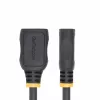 StarTech.com 3,3 pėdų (1 m) HDMI 2.0 ilginimo laidas, didelės spartos HDMI prievado apsaugos laidas, 4K 60Hz, HDMI vyriškas į moterišką ilginimo adapteris, HDMI ilginimo laidas, V/M