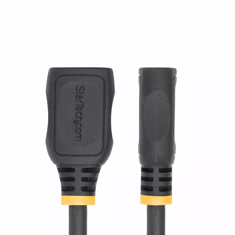 StarTech.com 3,3 pėdų (1 m) HDMI 2.0 ilginimo laidas, didelės spartos HDMI prievado apsaugos laidas, 4K 60Hz, HDMI vyriškas į moterišką ilginimo adapteris, HDMI ilginimo laidas, V/M